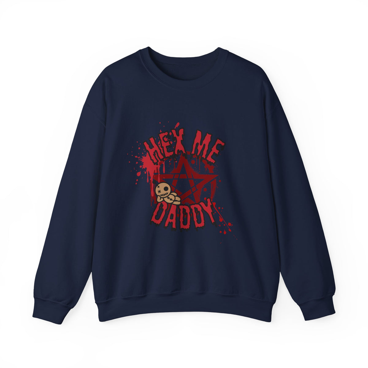 Hex Me Daddy Pentagram Graphic Sweatshirt