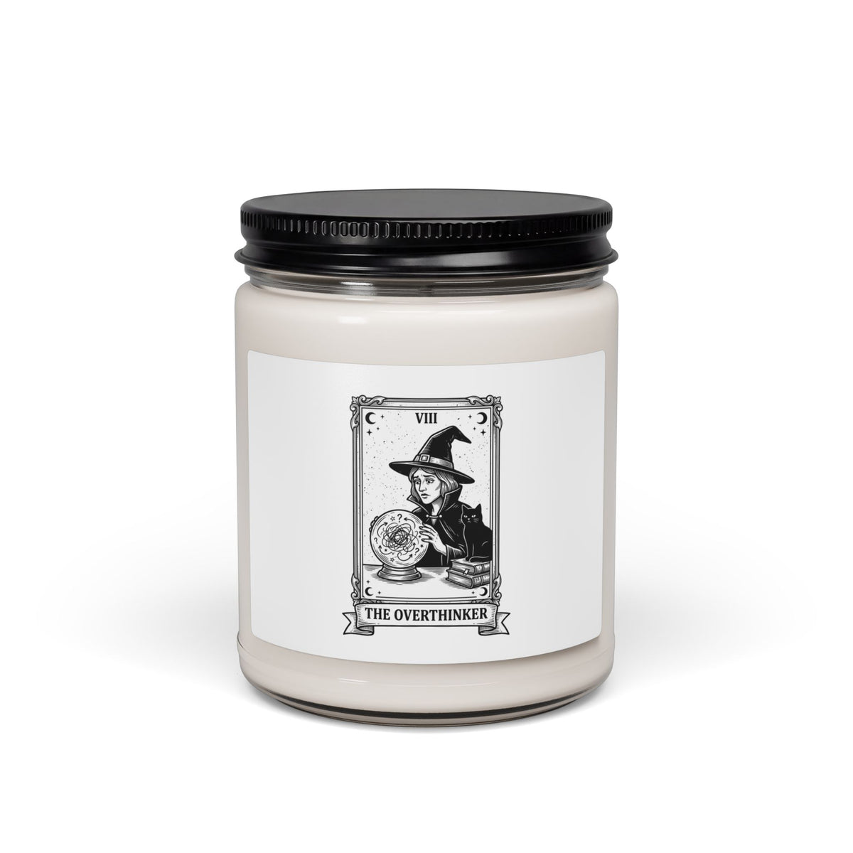 The Overthinker Witch Tarot Candle, Soy Candle | Witchy Humor