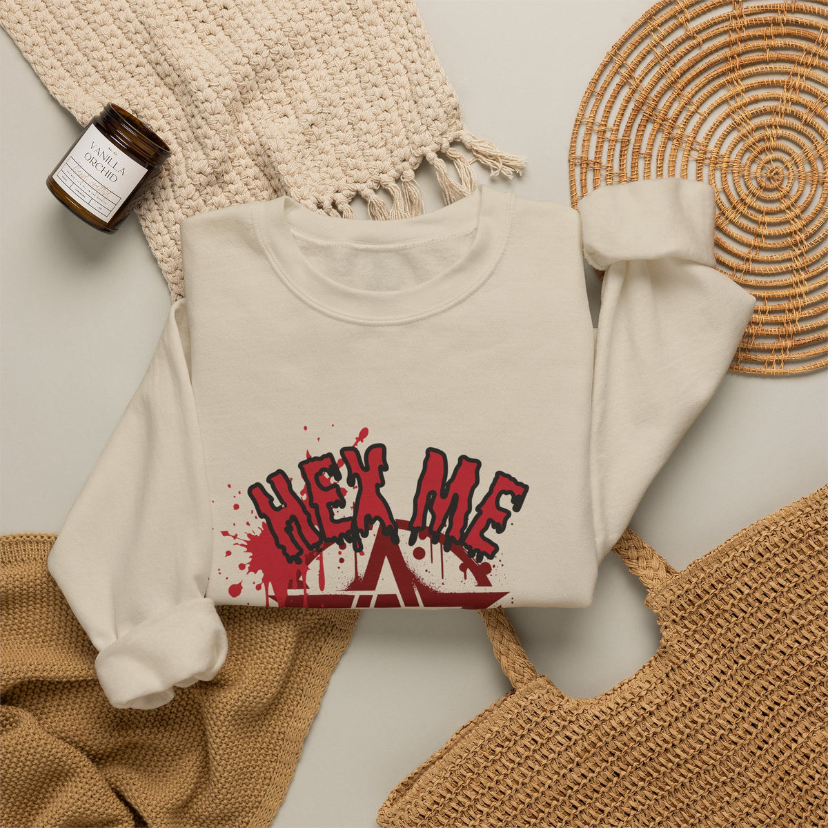 Hex Me Daddy Pentagram Graphic Sweatshirt