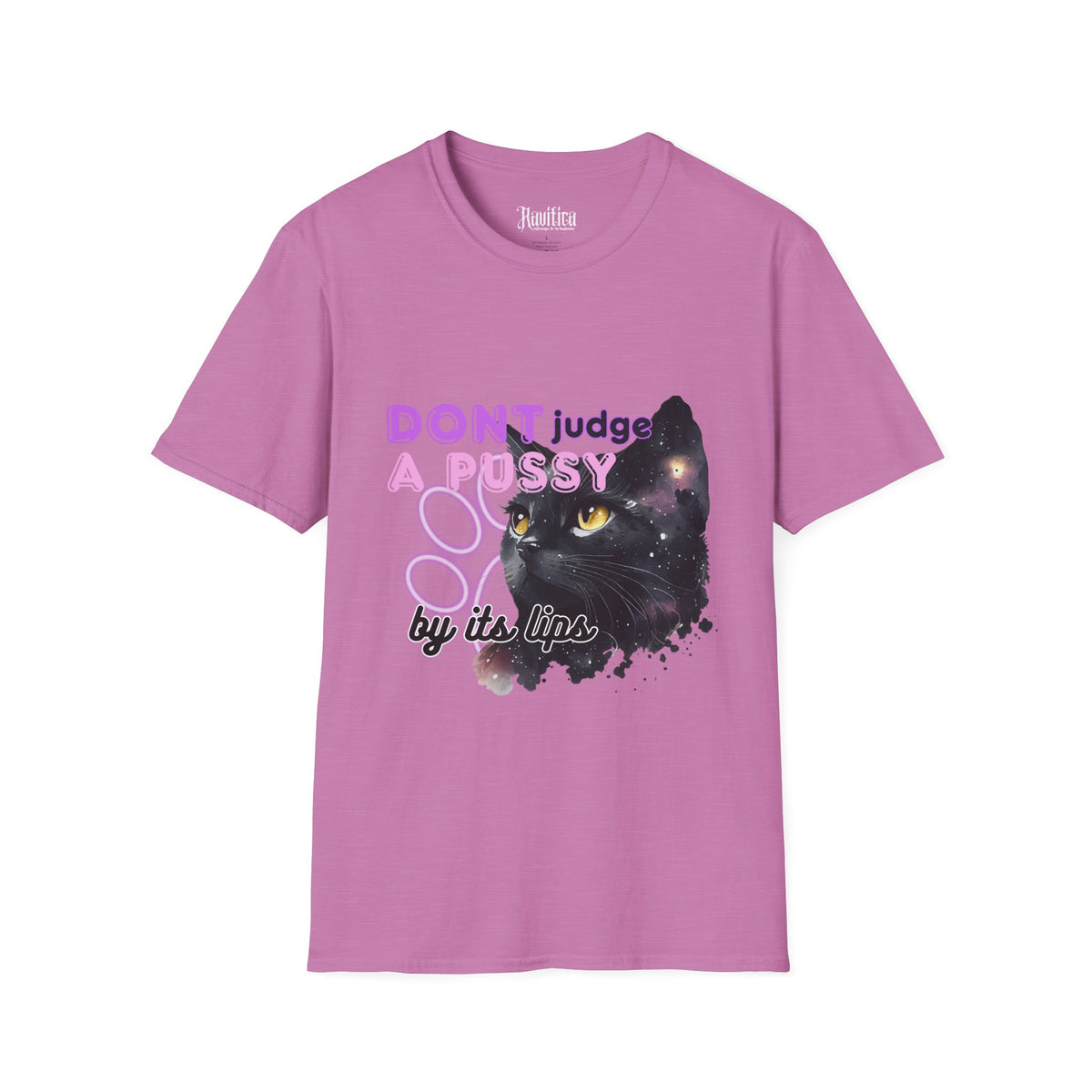 Don't Judge a Pussy Cat T-Shirt — Cute Black Cat Graphic Tee