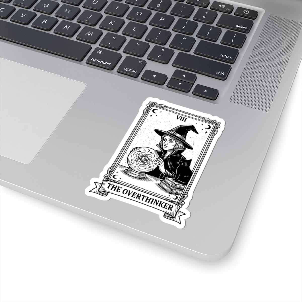 The Overthinker Witch Tarot Sticker | Witchy Humor, Occult Aesthetic