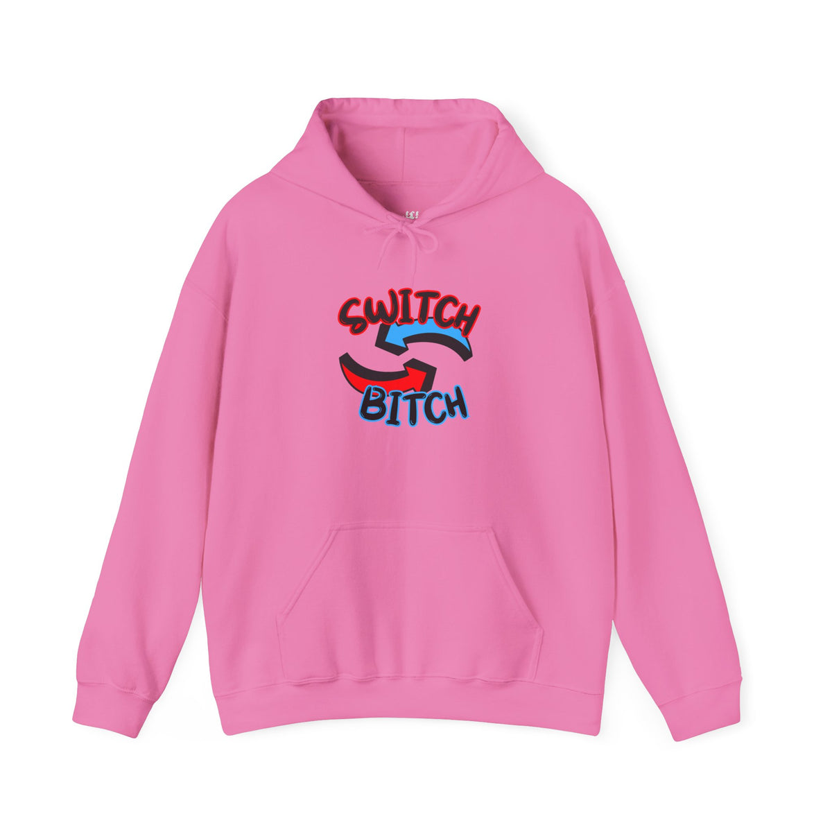 Hoodie — 'Switch Bitch' Retro Arrow Graphic Hoodie