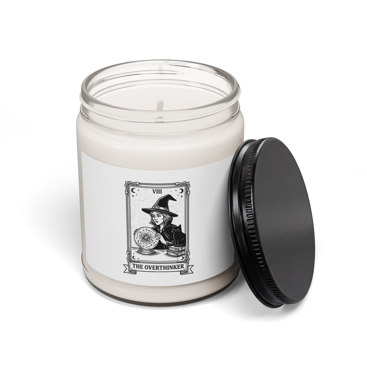 The Overthinker Witch Tarot Candle, Soy Candle | Witchy Humor