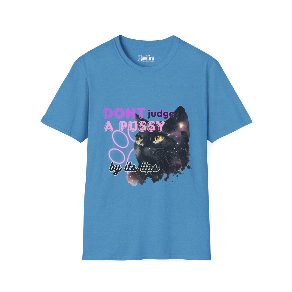 Don't Judge a Pussy Cat T-Shirt — Cute Black Cat Graphic Tee