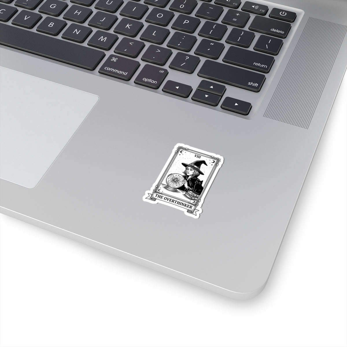 The Overthinker Witch Tarot Sticker | Witchy Humor, Occult Aesthetic