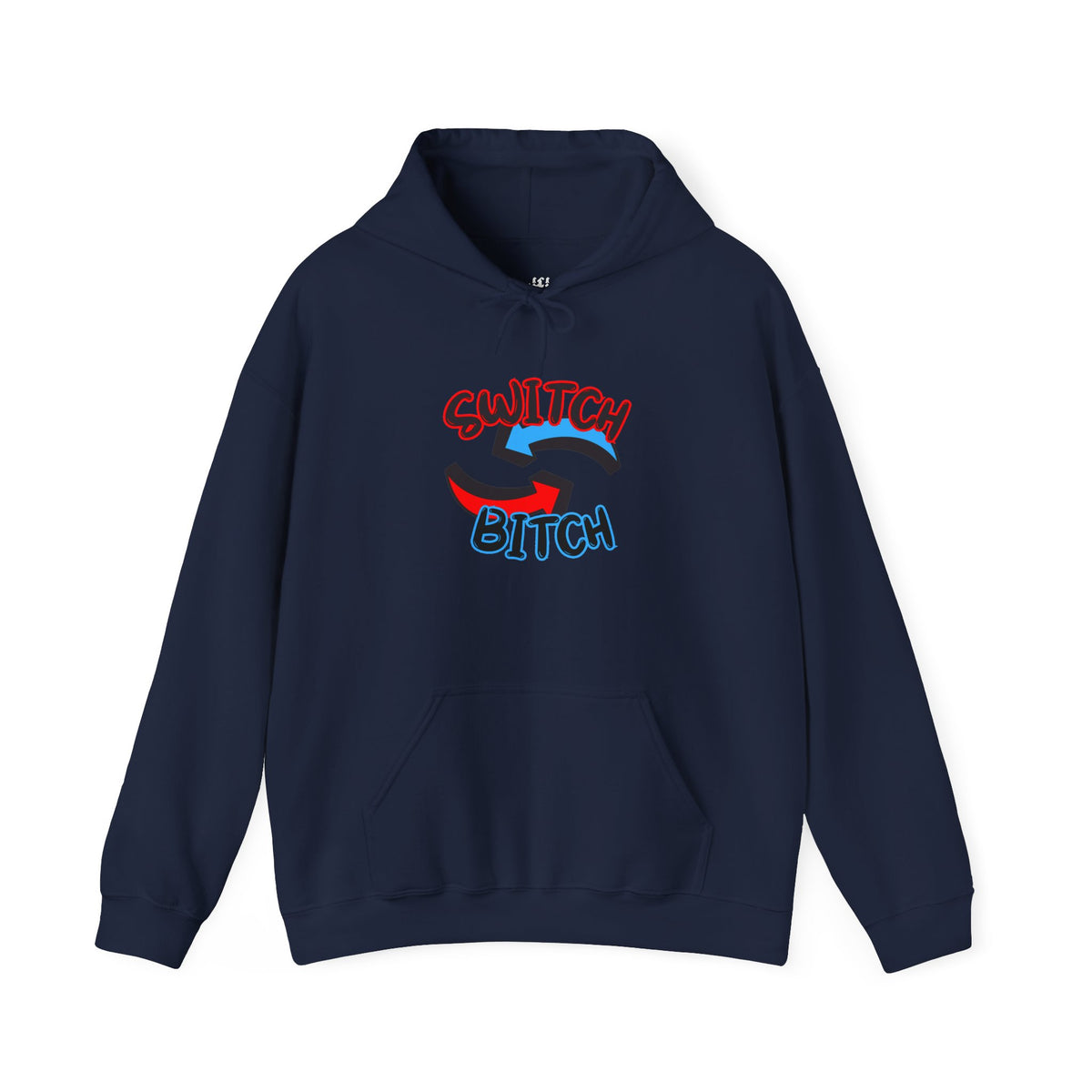 Hoodie — 'Switch Bitch' Retro Arrow Graphic Hoodie