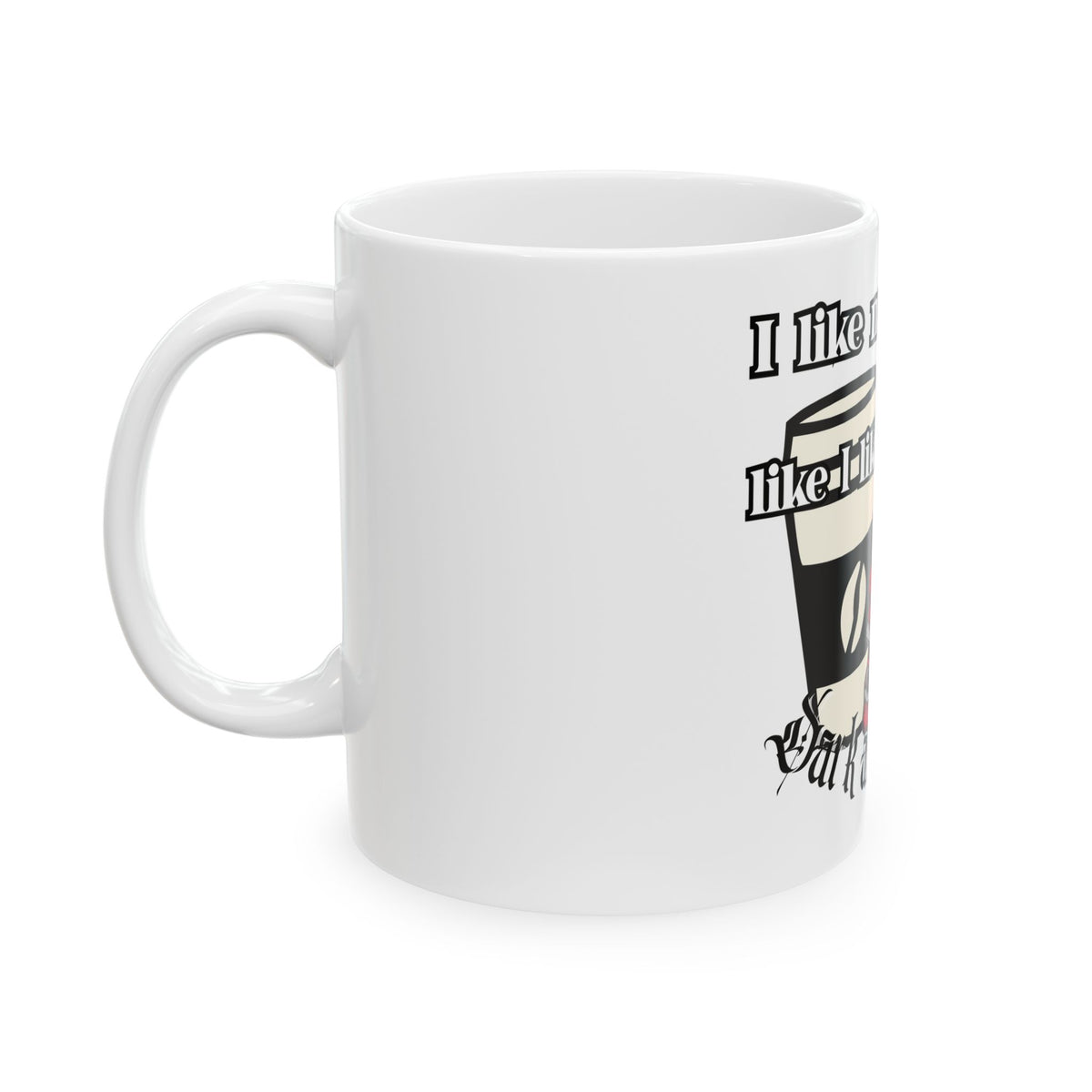 I Like My Smut Like I Like My Coffee Mug | Red Skull, Coffee Cup, Gothic