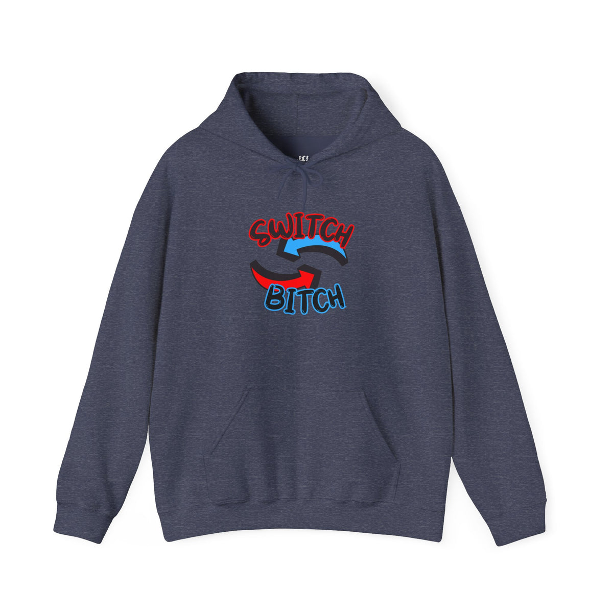 Hoodie — 'Switch Bitch' Retro Arrow Graphic Hoodie