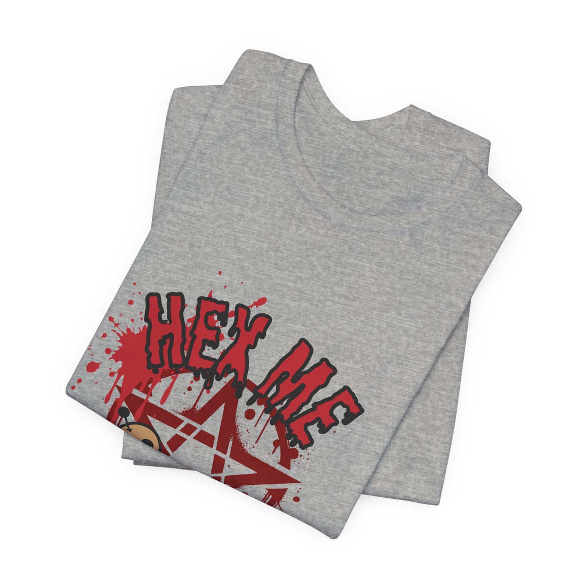 Unisex Jersey T-Shirt – “Hex Me Daddy” Pentagram Design