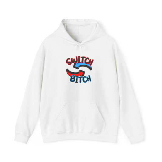 Hoodie — 'Switch Bitch' Retro Arrow Graphic Hoodie