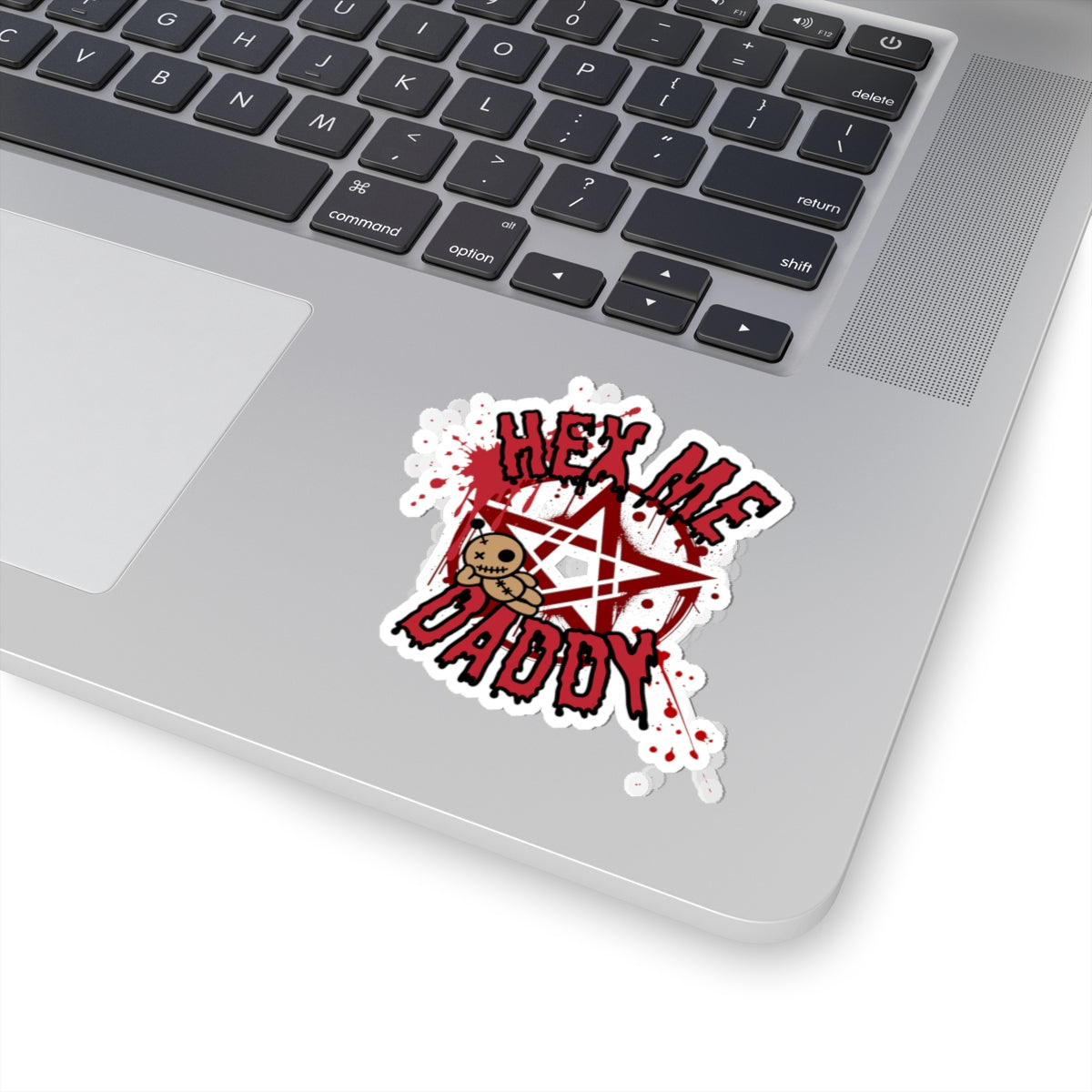 Hex Me, Daddy Pentagram Kiss-Cut Sticker
