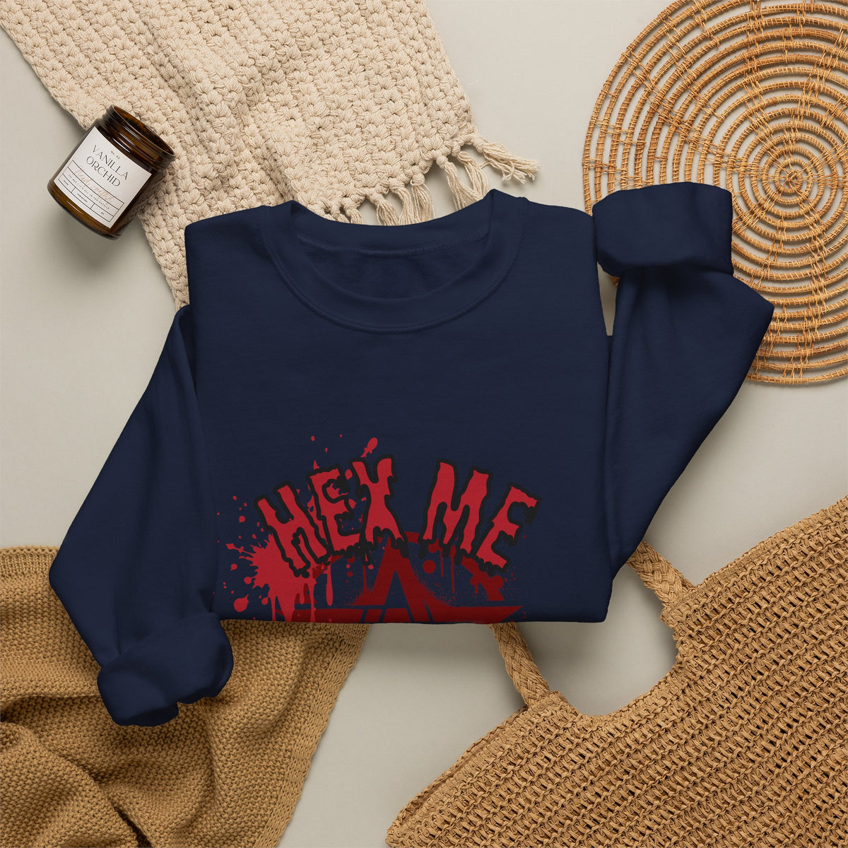 Hex Me Daddy Pentagram Graphic Sweatshirt