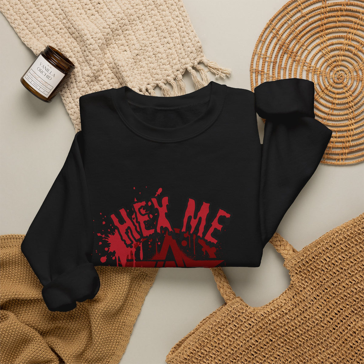 Hex Me Daddy Pentagram Graphic Sweatshirt
