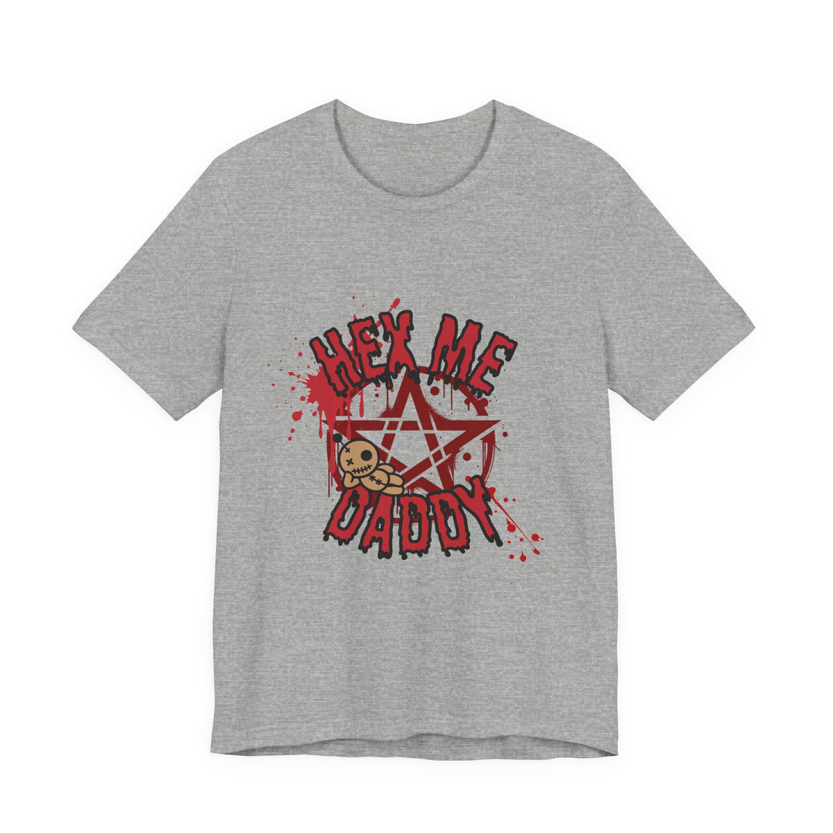 Unisex Jersey T-Shirt – “Hex Me Daddy” Pentagram Design