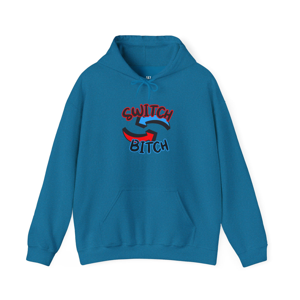 Hoodie — 'Switch Bitch' Retro Arrow Graphic Hoodie