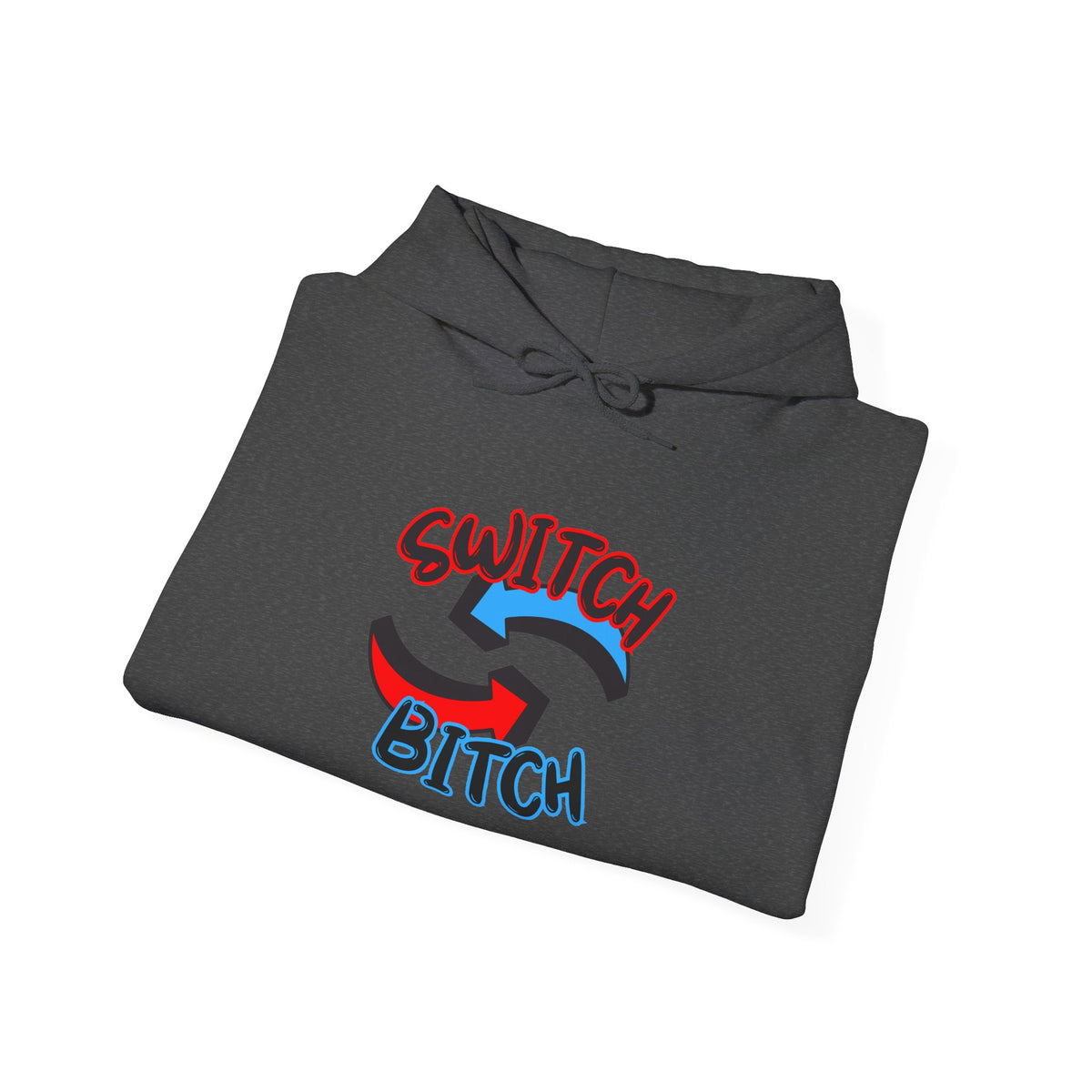 Hoodie — 'Switch Bitch' Retro Arrow Graphic Hoodie