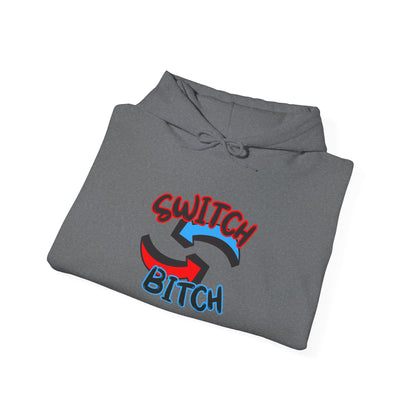 Hoodie — 'Switch Bitch' Retro Arrow Graphic Hoodie