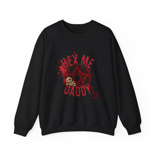 Hex Me Daddy Pentagram Graphic Sweatshirt
