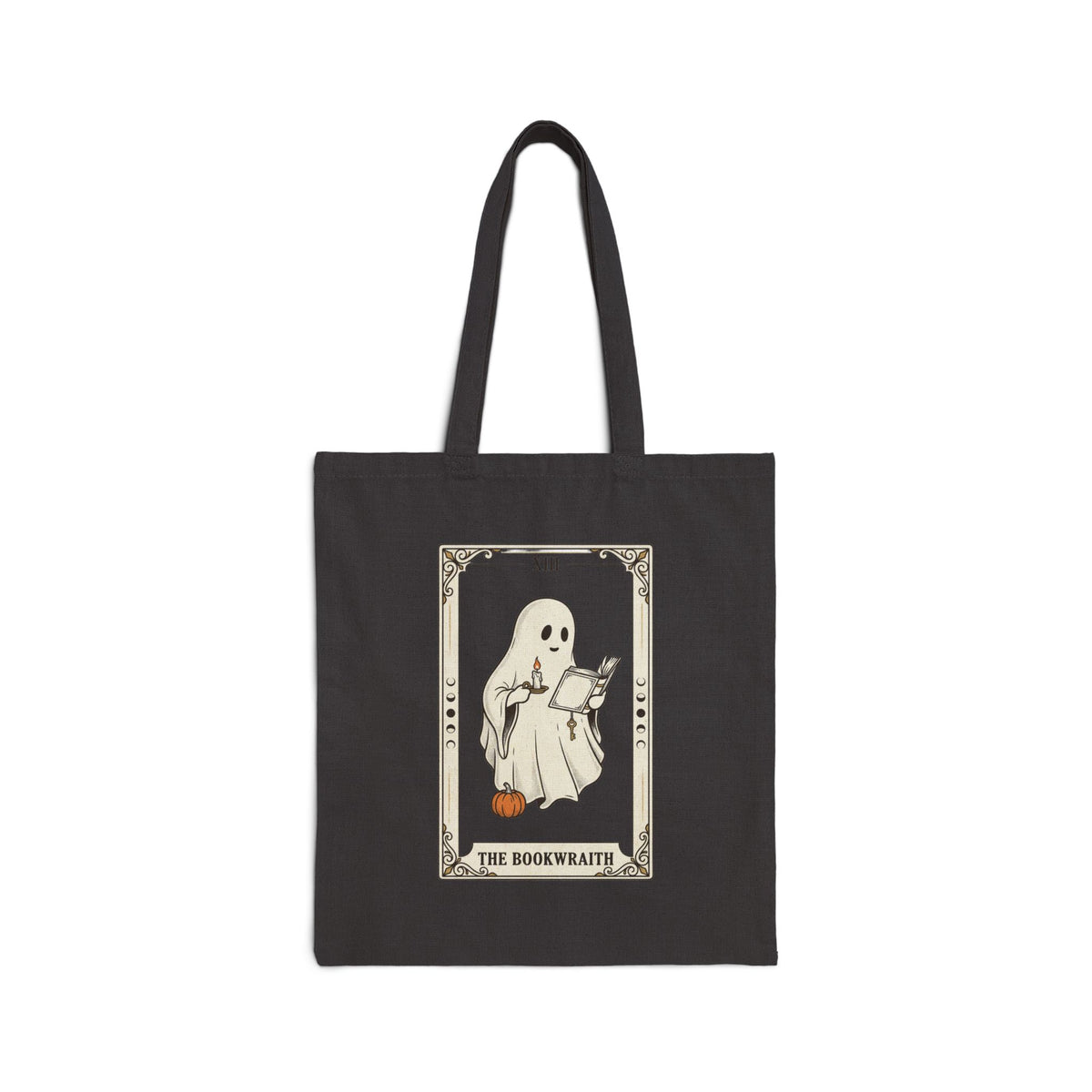 Spooky Reader Ghost Book Tote | Cotton Canvas Tote, Halloween Bookish