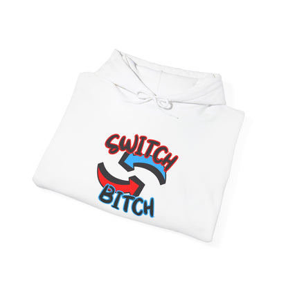 Hoodie — 'Switch Bitch' Retro Arrow Graphic Hoodie