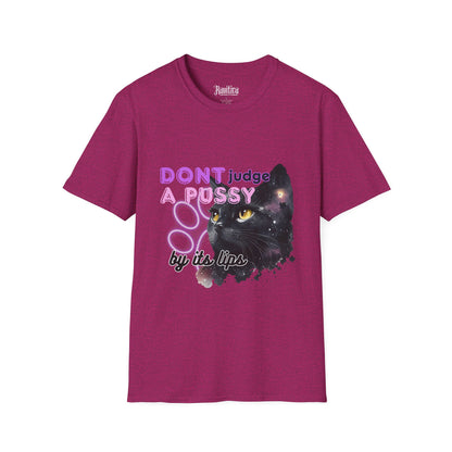 Don't Judge a Pussy Cat T-Shirt — Cute Black Cat Graphic Tee