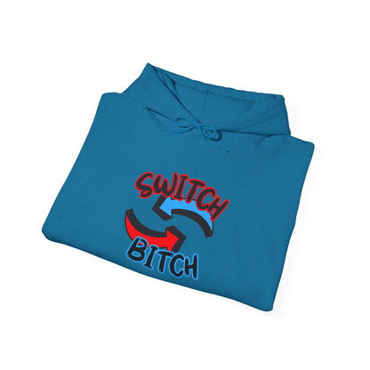 Hoodie — 'Switch Bitch' Retro Arrow Graphic Hoodie