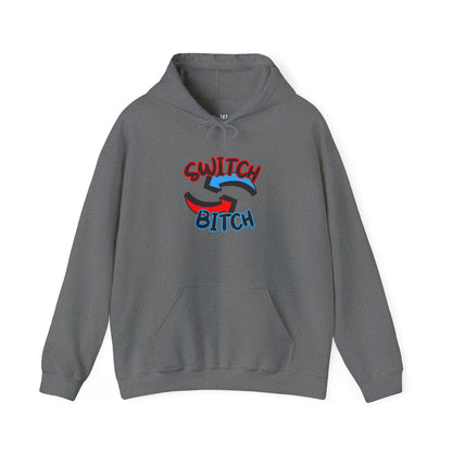 Hoodie — 'Switch Bitch' Retro Arrow Graphic Hoodie