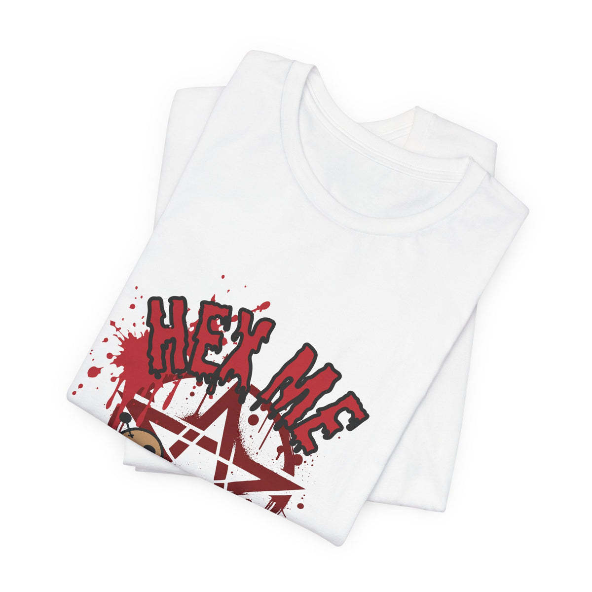 Unisex Jersey T-Shirt – “Hex Me Daddy” Pentagram Design