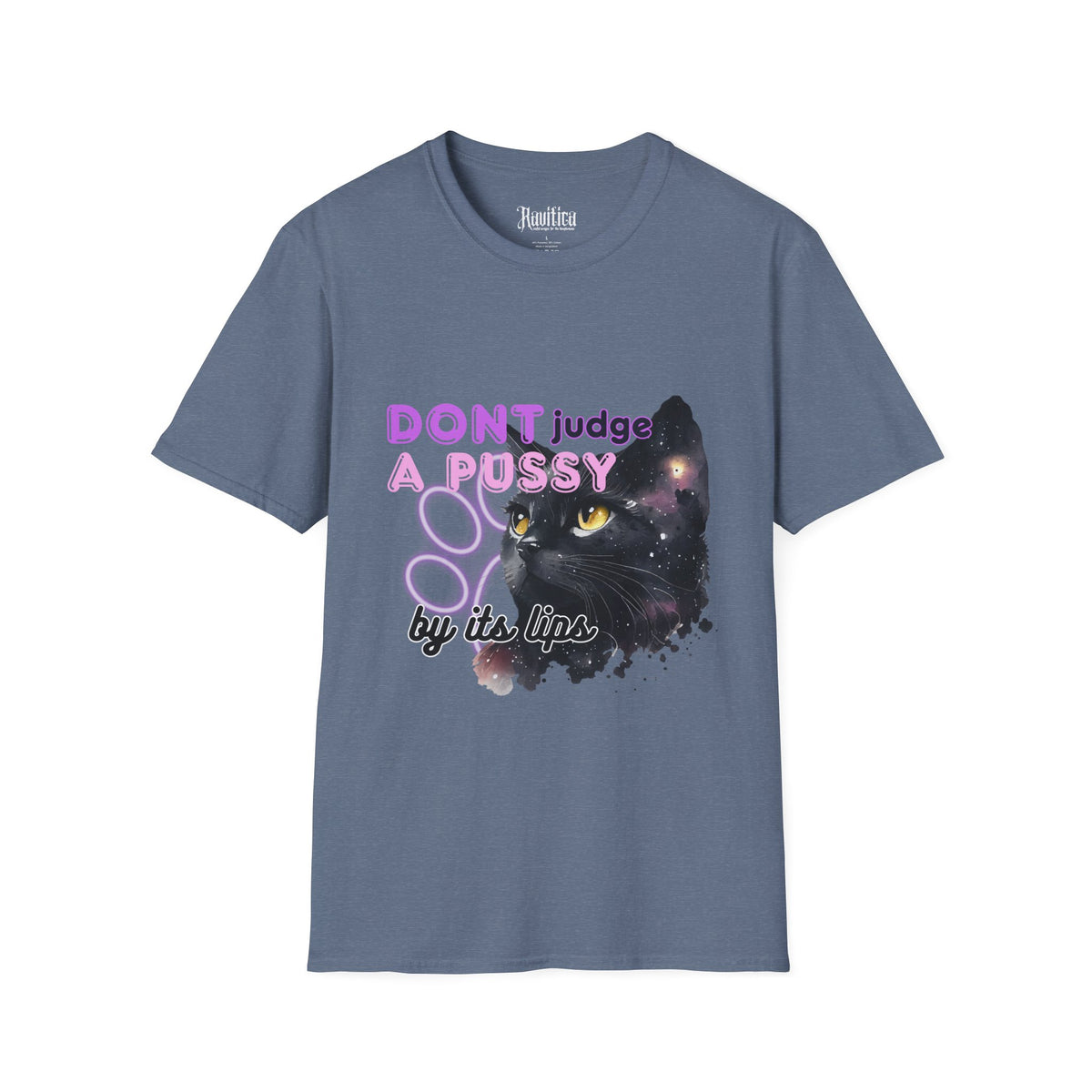 Don't Judge a Pussy Cat T-Shirt — Cute Black Cat Graphic Tee