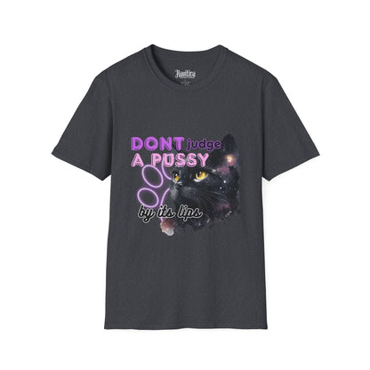 Don't Judge a Pussy Cat T-Shirt — Cute Black Cat Graphic Tee