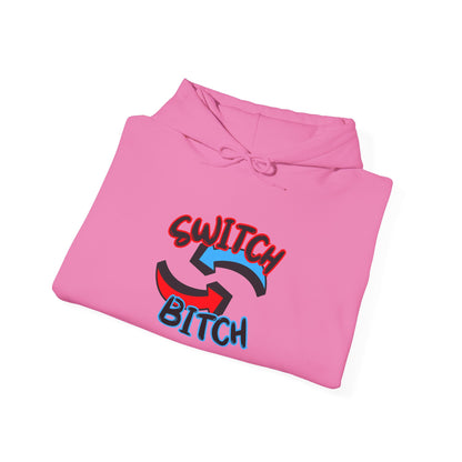 Hoodie — 'Switch Bitch' Retro Arrow Graphic Hoodie