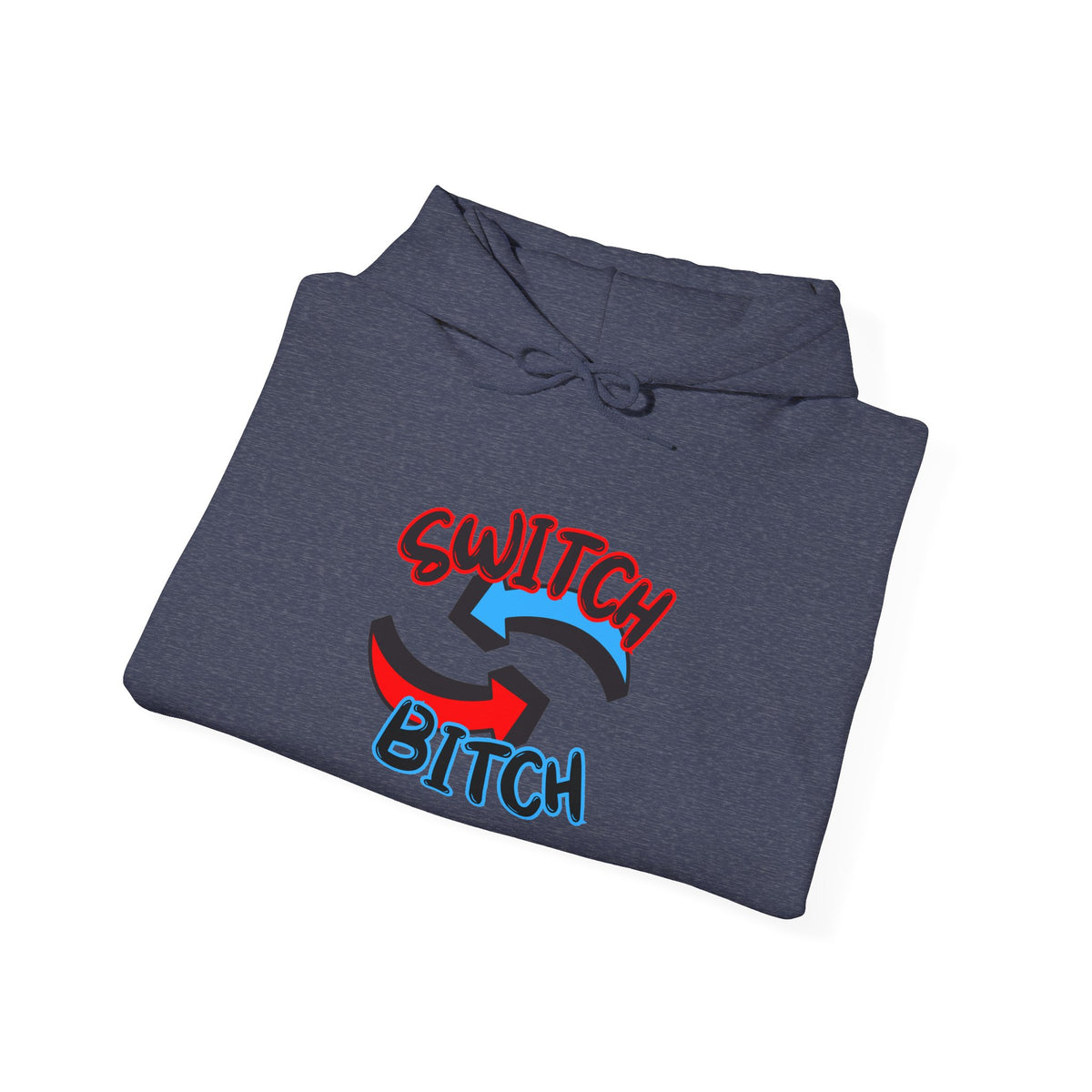 Hoodie — 'Switch Bitch' Retro Arrow Graphic Hoodie