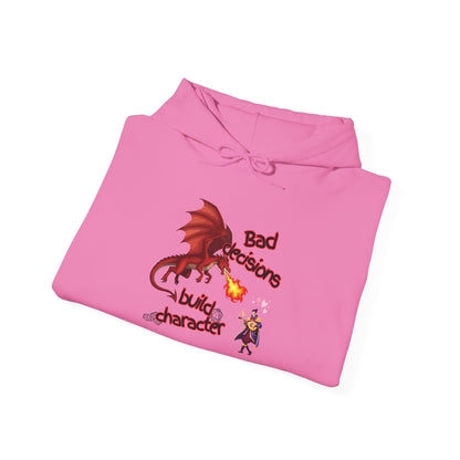Dragon Fire Hoodie - "You Decisions, I Burn" Fantasy Graphic Sweatshirt