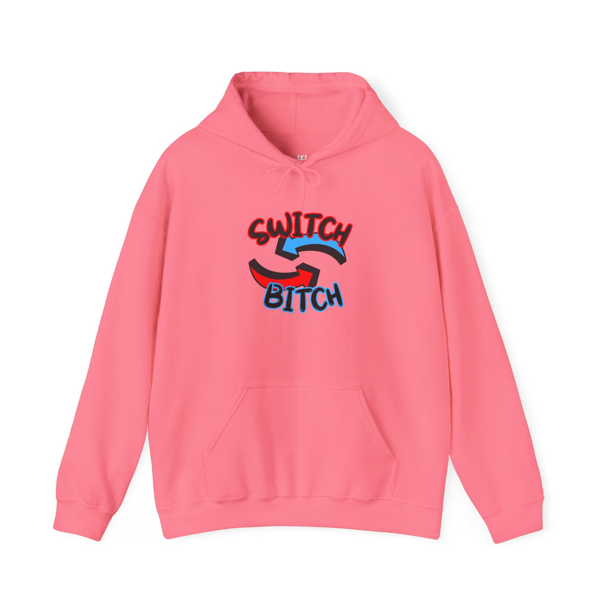 Hoodie — 'Switch Bitch' Retro Arrow Graphic Hoodie