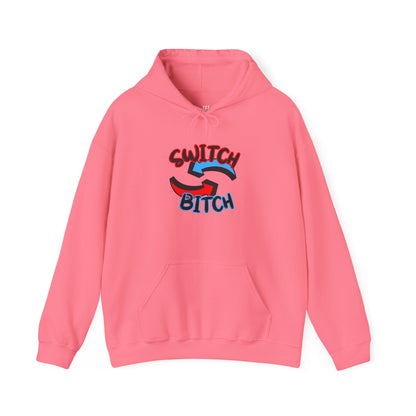 Hoodie — 'Switch Bitch' Retro Arrow Graphic Hoodie