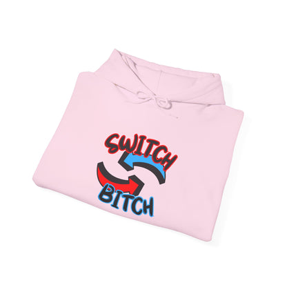Hoodie — 'Switch Bitch' Retro Arrow Graphic Hoodie
