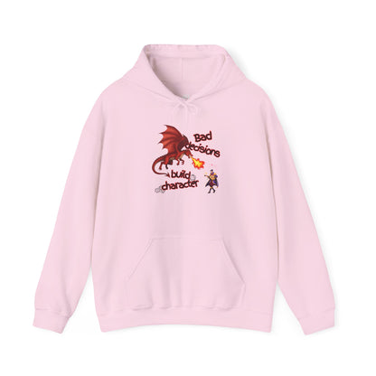 Dragon Fire Hoodie - "You Decisions, I Burn" Fantasy Graphic Sweatshirt