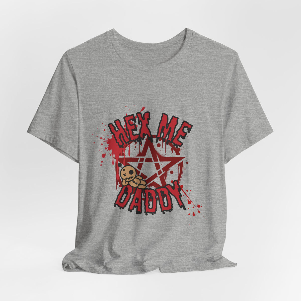 Unisex Jersey T-Shirt – “Hex Me Daddy” Pentagram Design