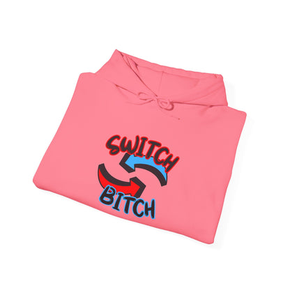 Hoodie — 'Switch Bitch' Retro Arrow Graphic Hoodie