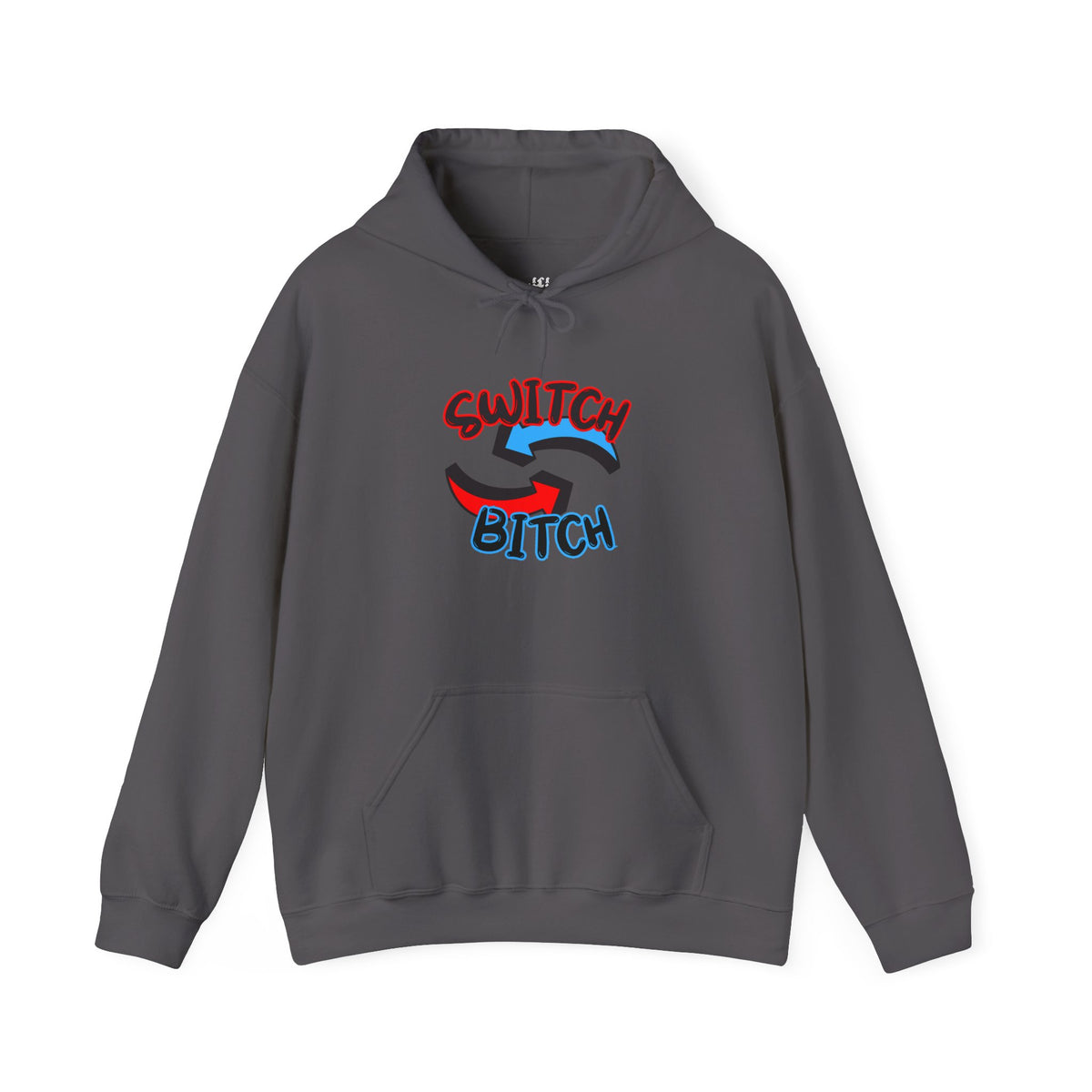 Hoodie — 'Switch Bitch' Retro Arrow Graphic Hoodie