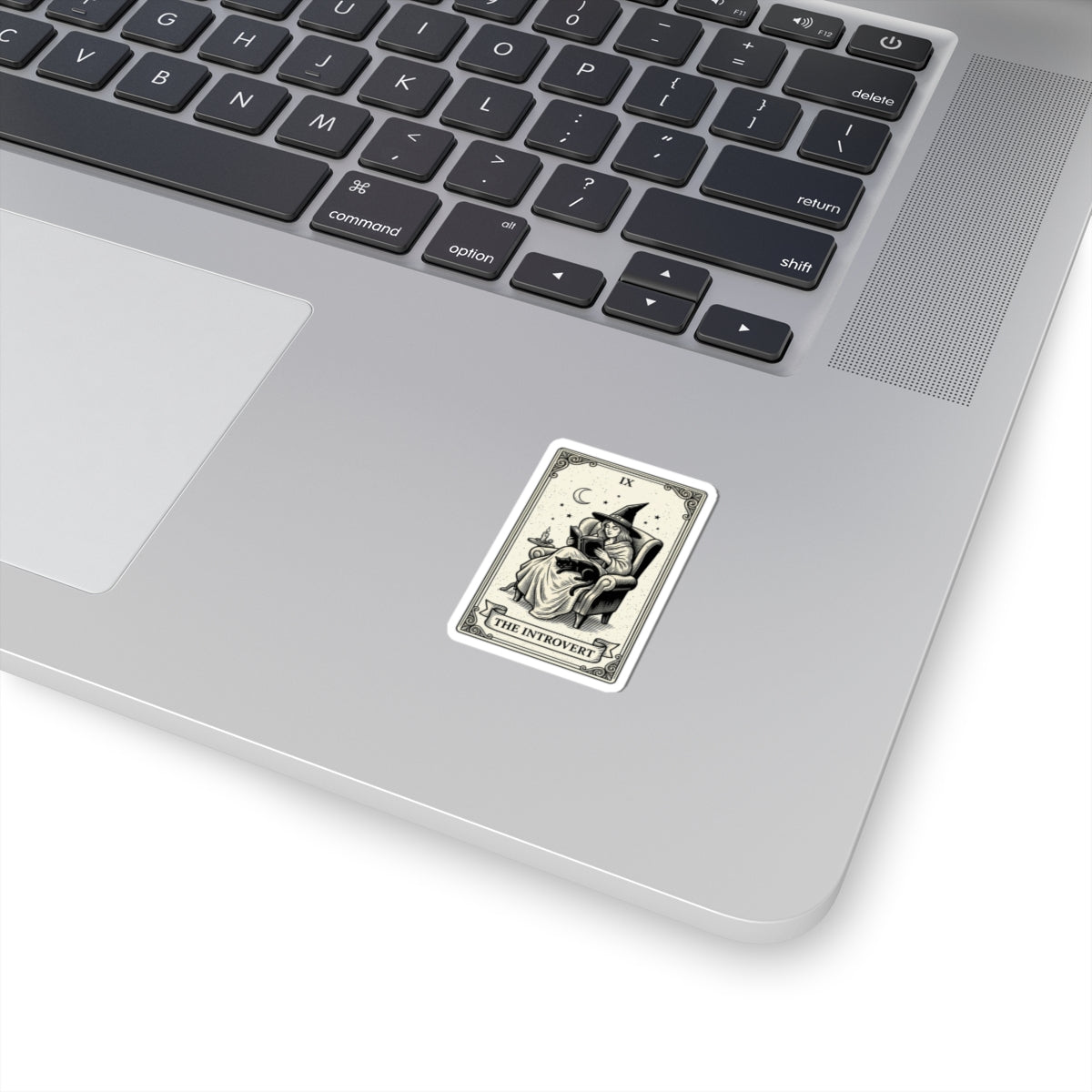 The Introvert Witch sticker | Kiss-Cut Sticker, Witchy Humor, Tarot Aesthetic