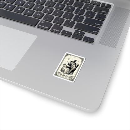 The Introvert Witch sticker | Kiss-Cut Sticker, Witchy Humor, Tarot Aesthetic