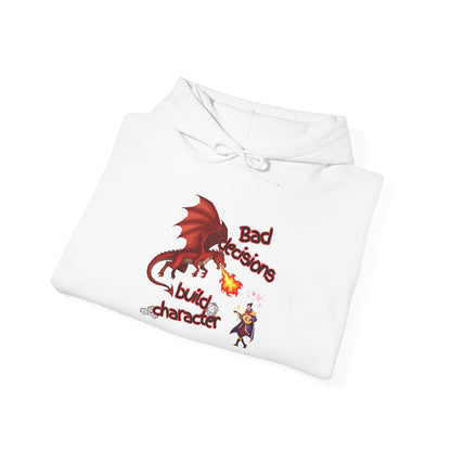 Dragon Fire Hoodie - "You Decisions, I Burn" Fantasy Graphic Sweatshirt