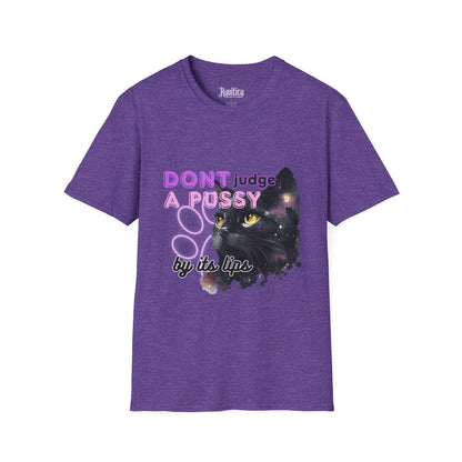 Don't Judge a Pussy Cat T-Shirt — Cute Black Cat Graphic Tee