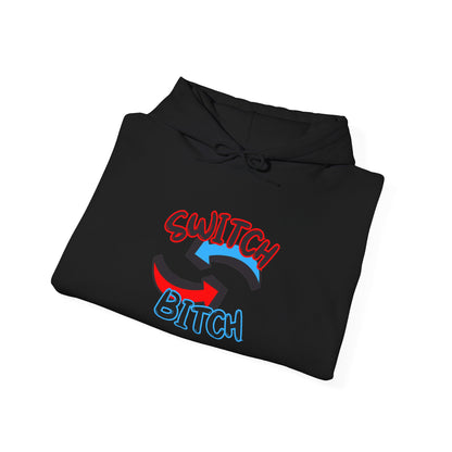 Hoodie — 'Switch Bitch' Retro Arrow Graphic Hoodie