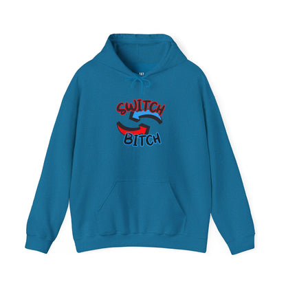 Hoodie — 'Switch Bitch' Retro Arrow Graphic Hoodie