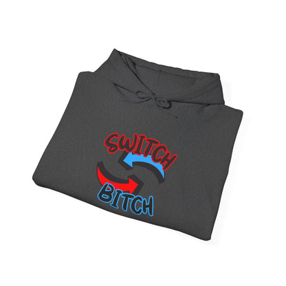 Hoodie — 'Switch Bitch' Retro Arrow Graphic Hoodie