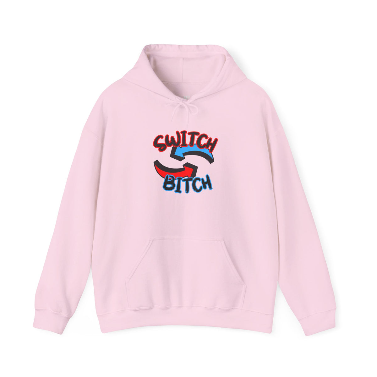 Hoodie — 'Switch Bitch' Retro Arrow Graphic Hoodie