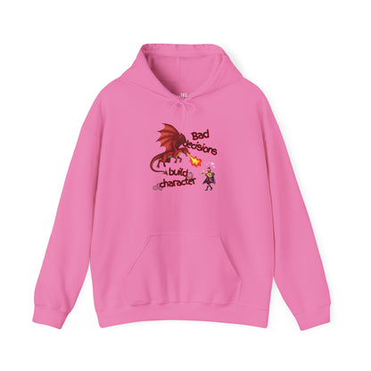 Dragon Fire Hoodie - "You Decisions, I Burn" Fantasy Graphic Sweatshirt