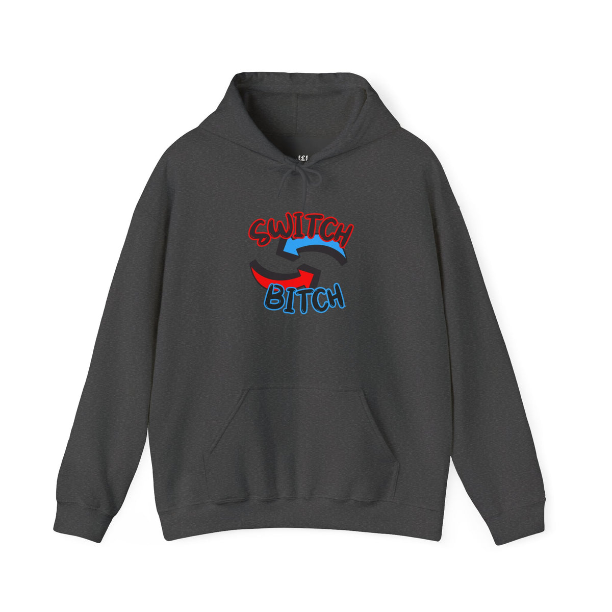 Hoodie — 'Switch Bitch' Retro Arrow Graphic Hoodie